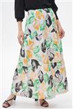 Skirt-Green Orange EMR-1661-455