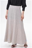 Skirt-Cream Black EMR-AR-1505-356