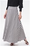 Skirt-Cream Black EMR-ER-1404-356