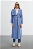 Trenchcoat-İndigo 13459-R1100