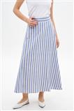 Skirt-Cream-Blue EMR-ER-1404-385