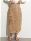 Skirt-Sand Beige KA-A23-12011-581