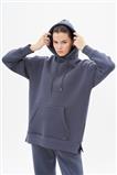 Basic Oversize Antrasit Sweatshirt