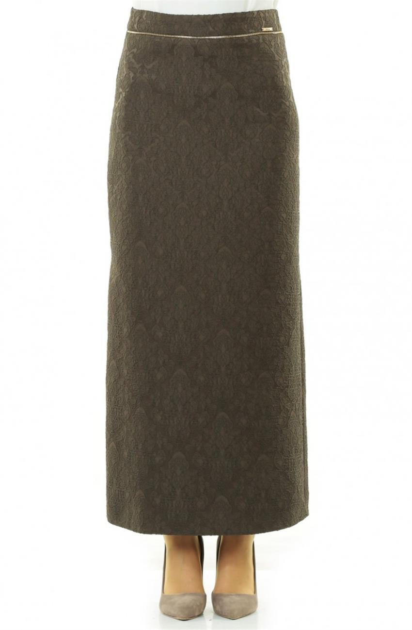 Skirt-Khaki 1008-27