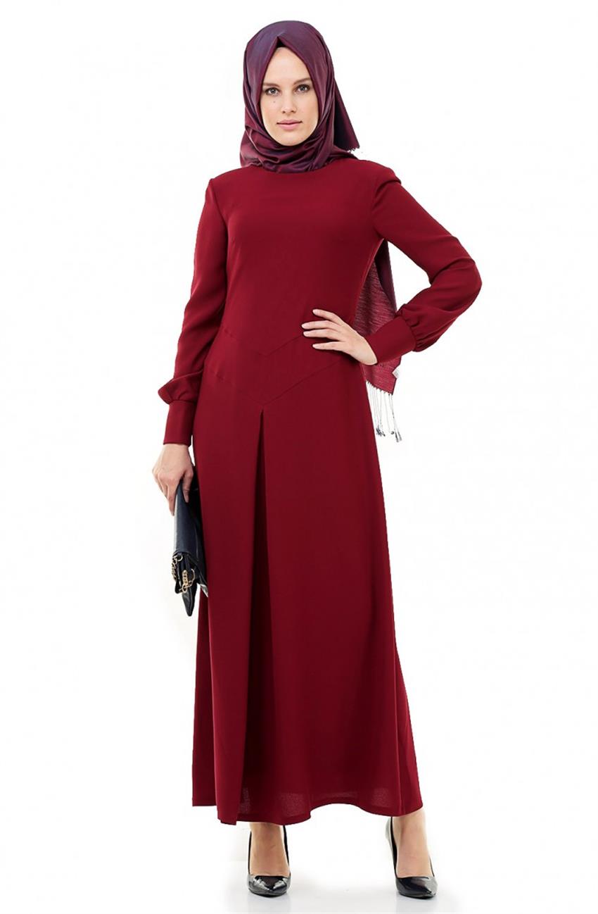 Dress-Claret Red 509tk-67
