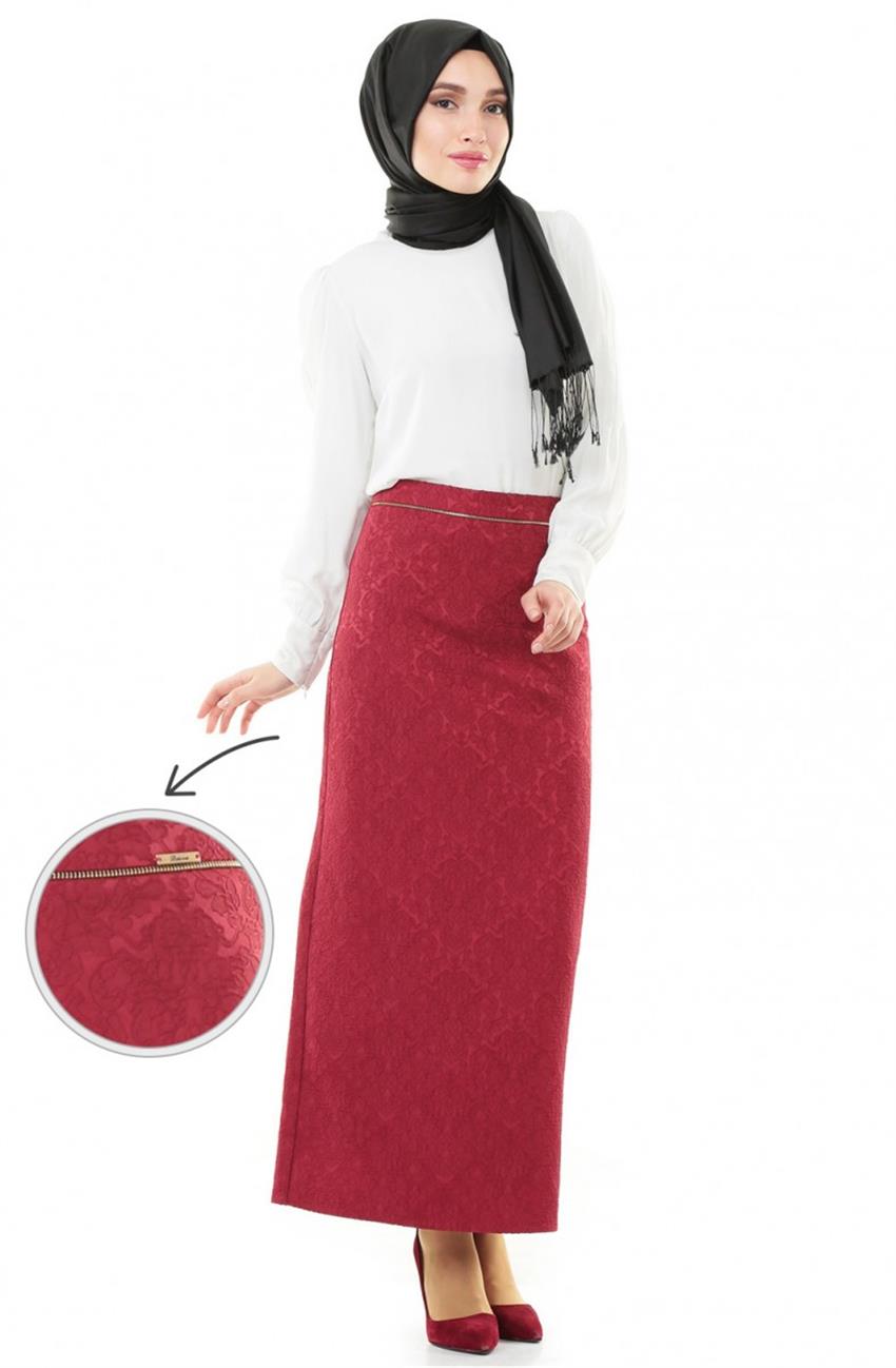 Skirt-Claret Red 1008-67