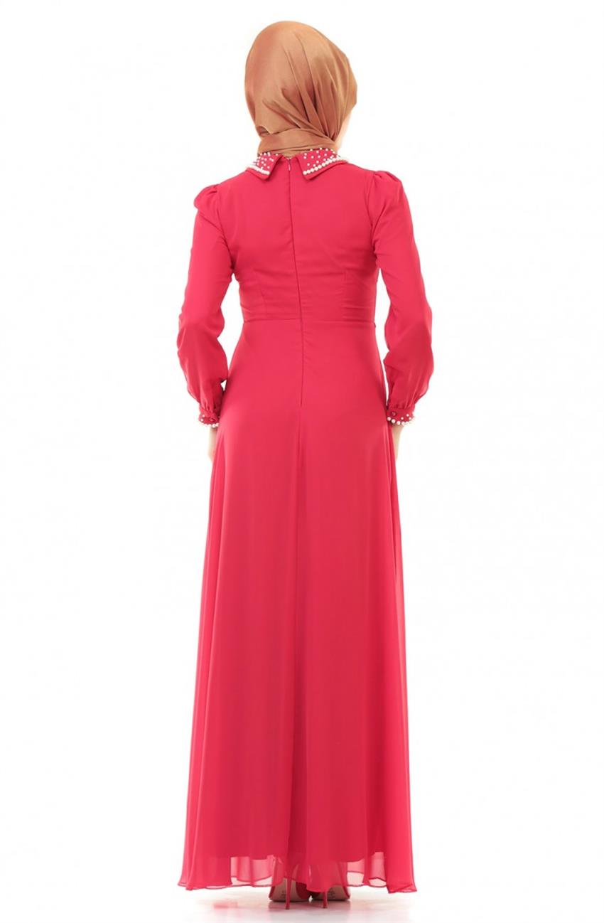 Evening Dress Dress-Red 7035-34