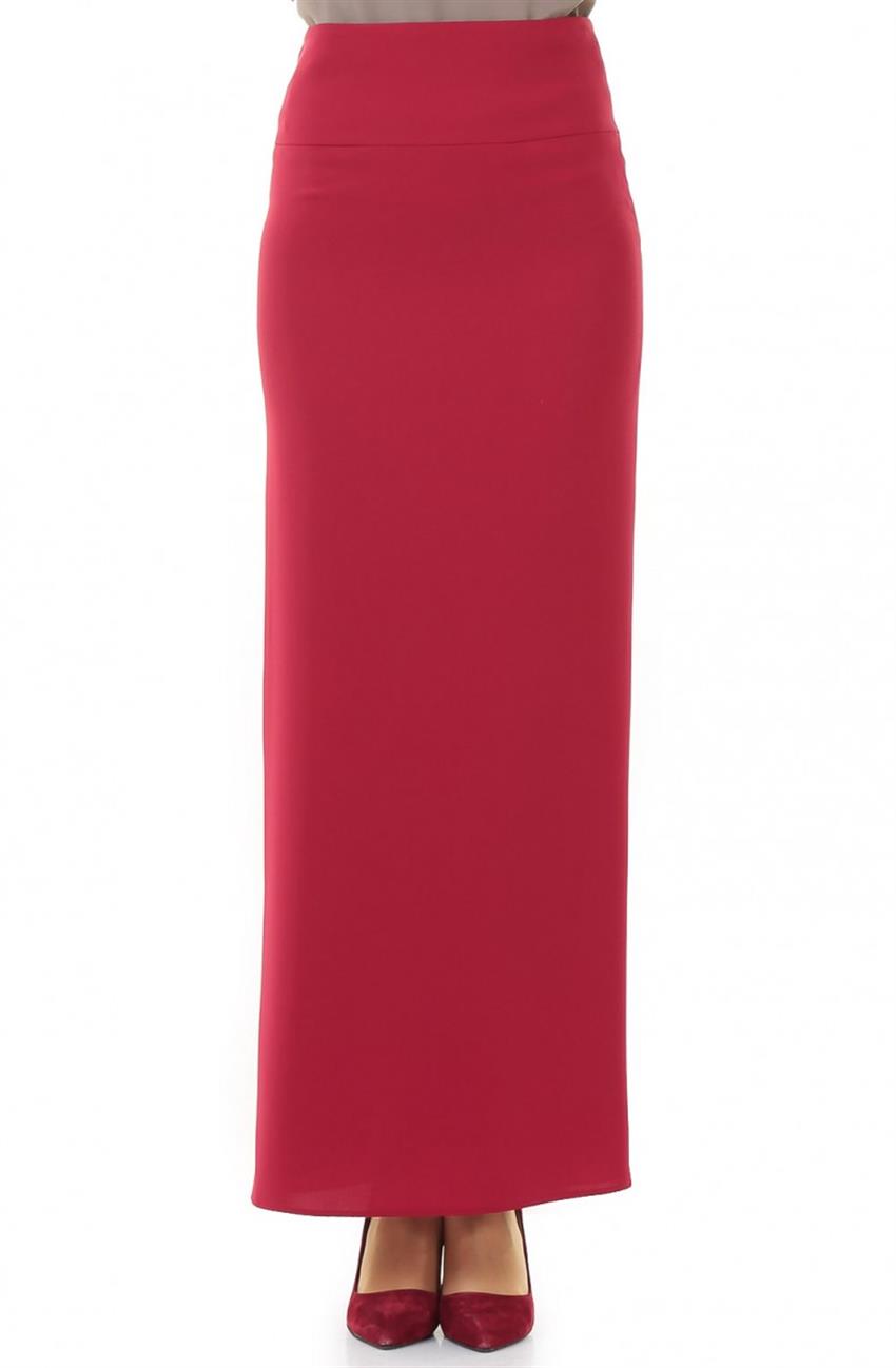 تنورة-أحمر ZEN603-1006-34