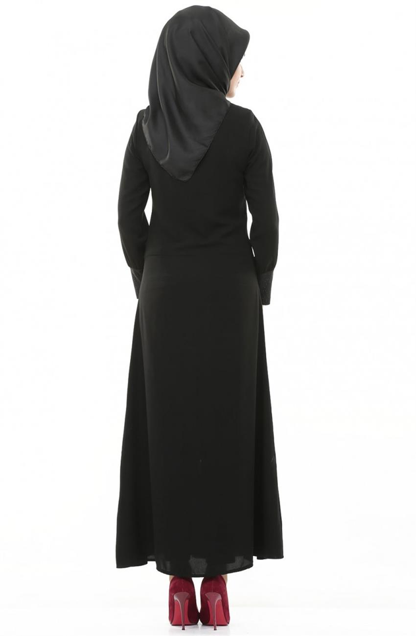 Abaya-Black 9002-01