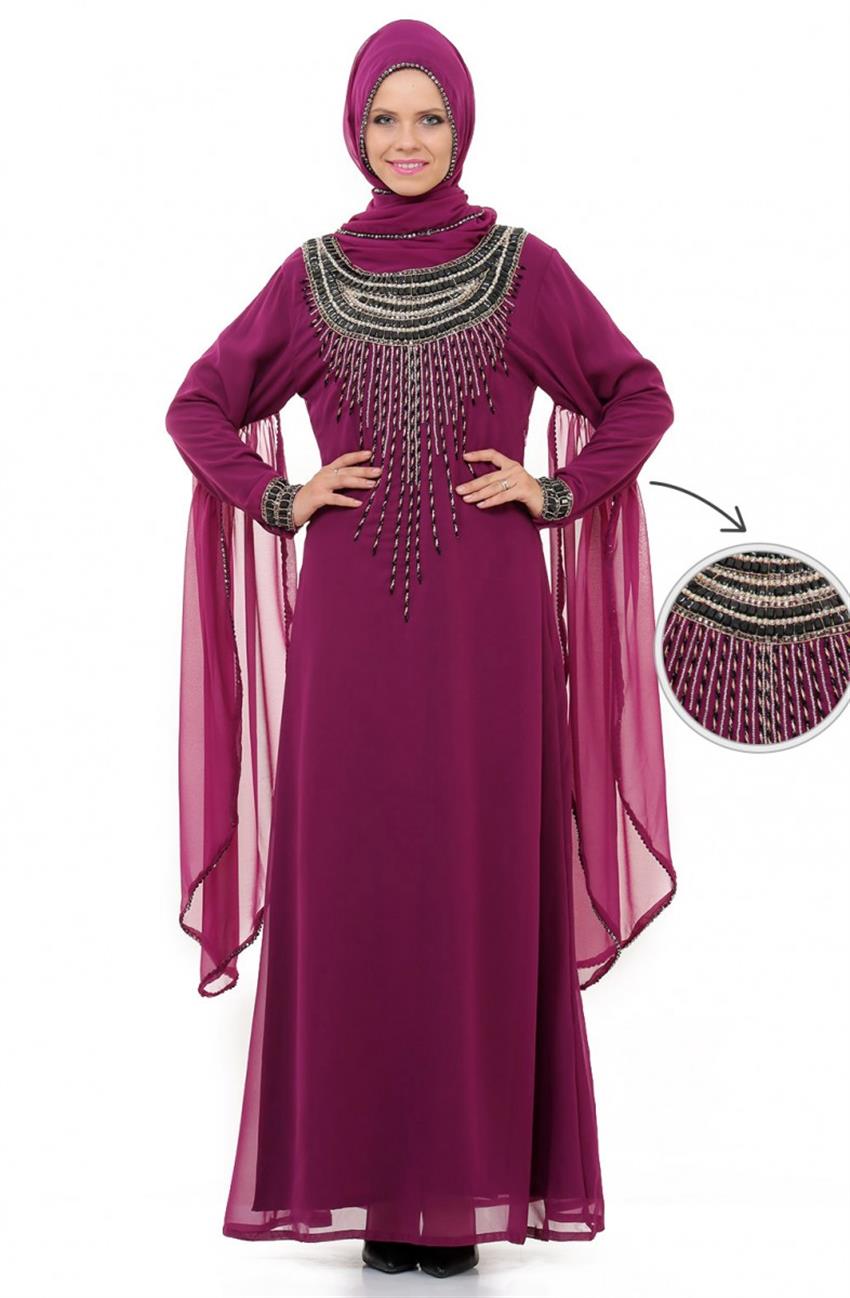 فستان سهرة فستان-أرجواني ar-3086-96
