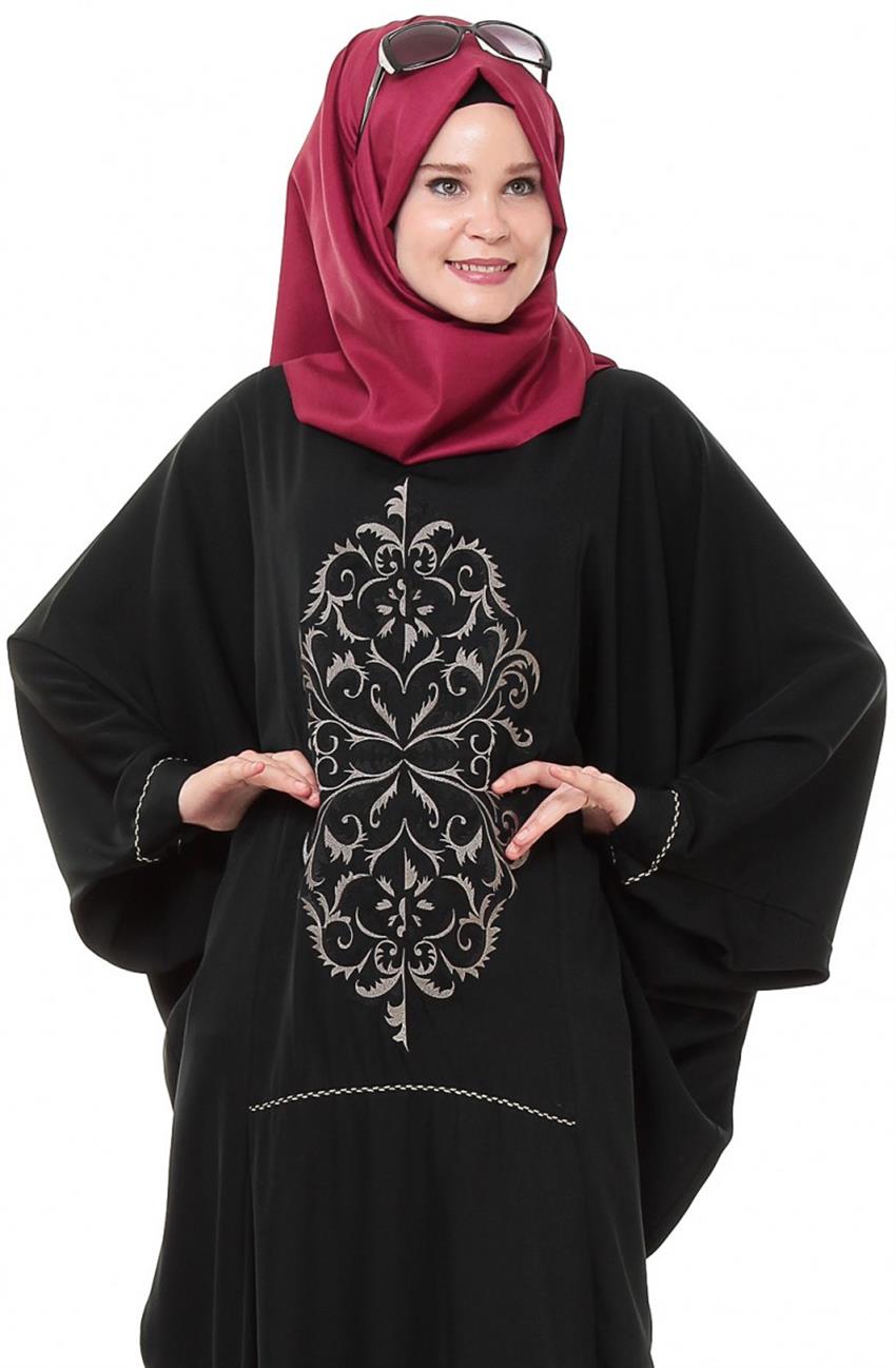 Abayam Dubai İAbaya-Black 0189-01
