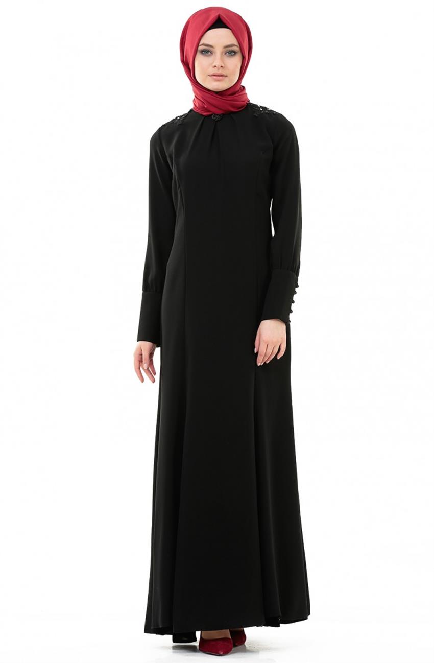 Evening Dress Dress-Black 4368-001-01