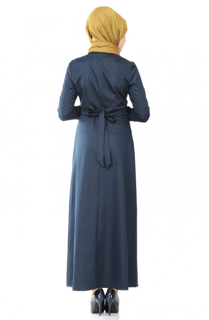 Dress-Koyu Navy Blue 7043-101