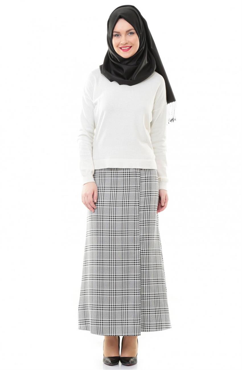 Skirt-White 3494-02