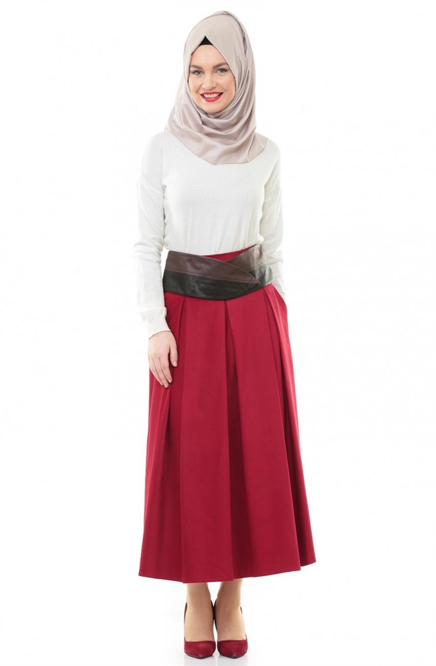 Skirt-Claret Red 3478-67