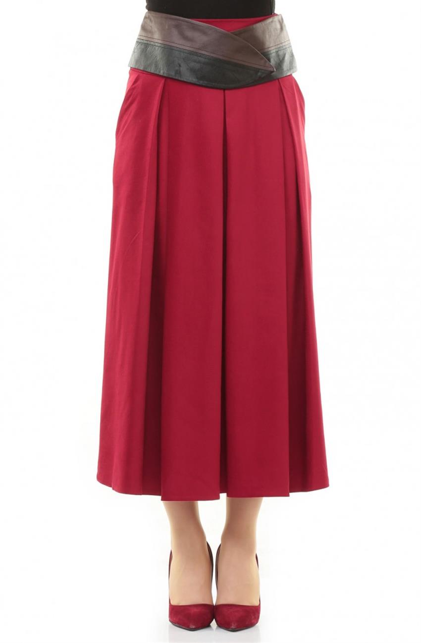 Skirt-Claret Red 3478-67