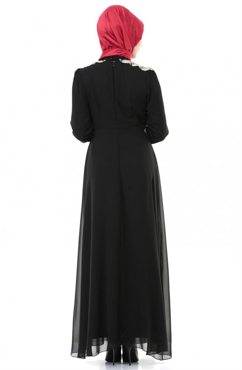 Evening Dress Dress-Black ARM7003-01