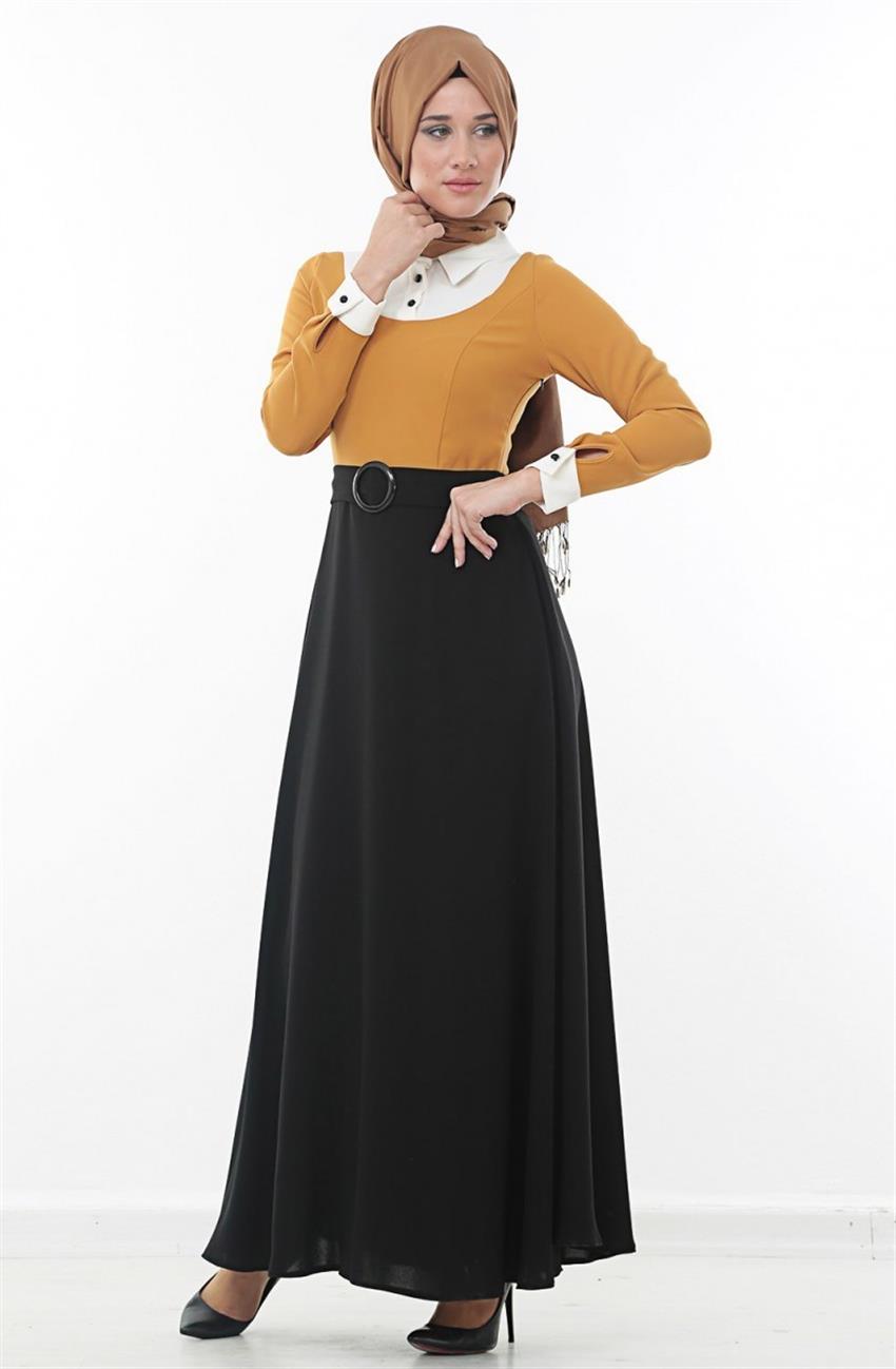 Özne Olmak Dress-Mustard K156001-55