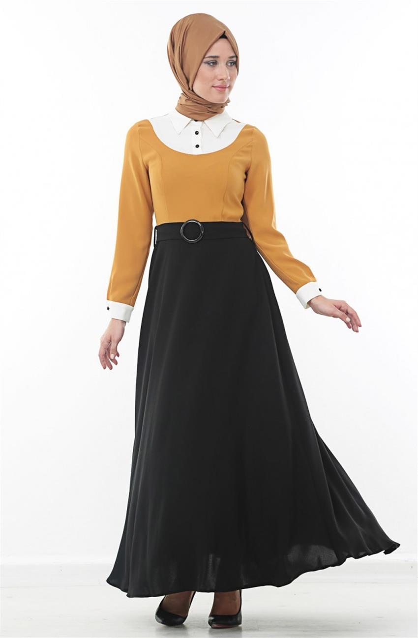 Özne Olmak Dress-Mustard K156001-55