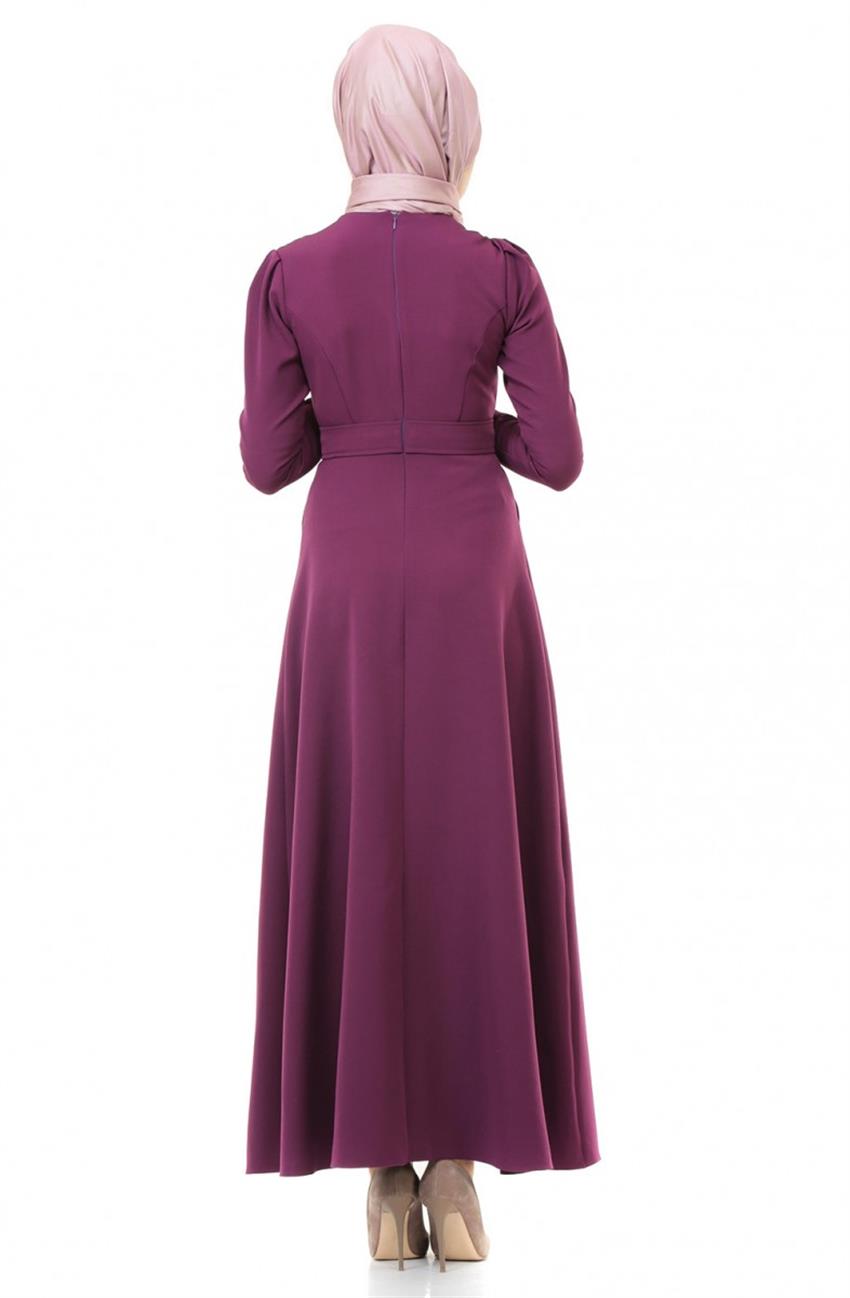 فستان-أرجواني ZEN141-1033