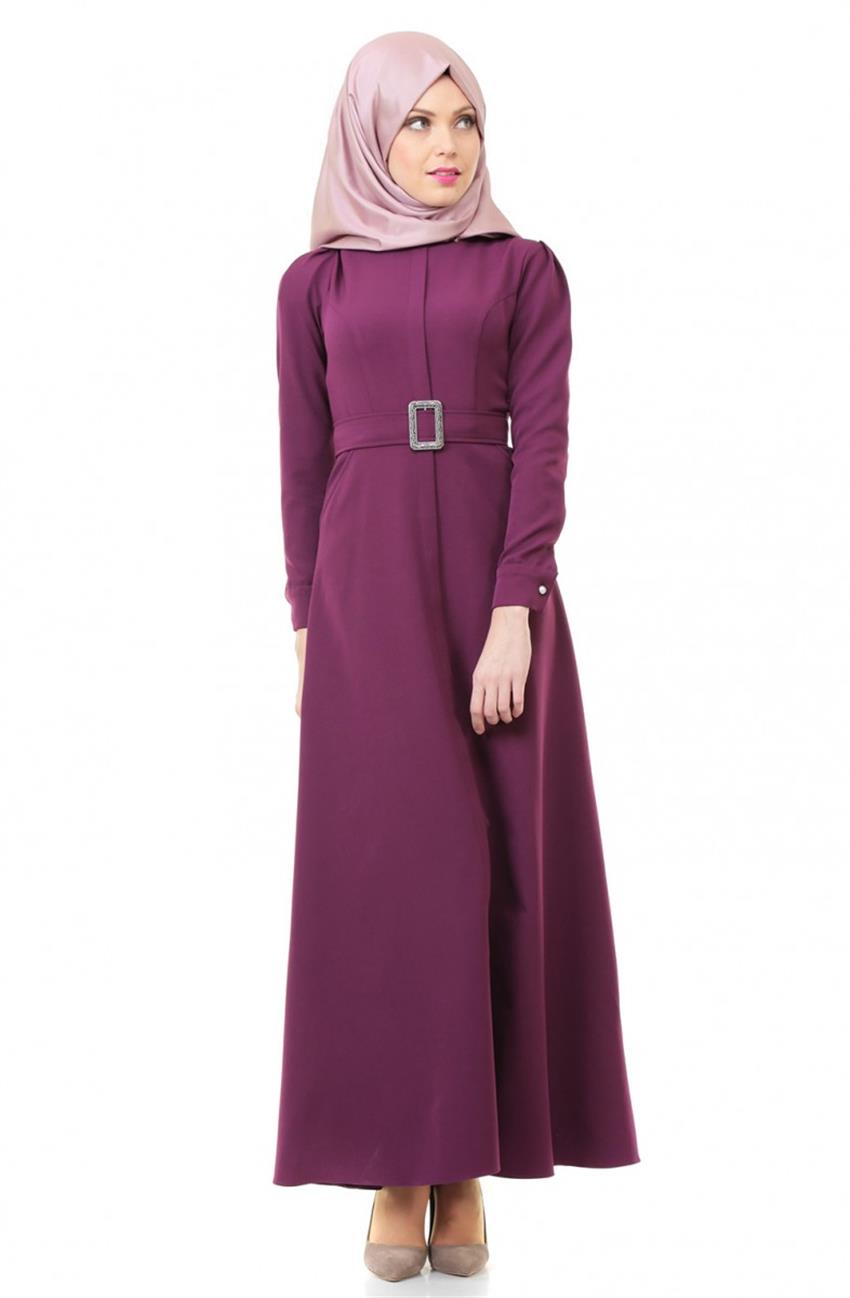 فستان-أرجواني ZEN141-1033