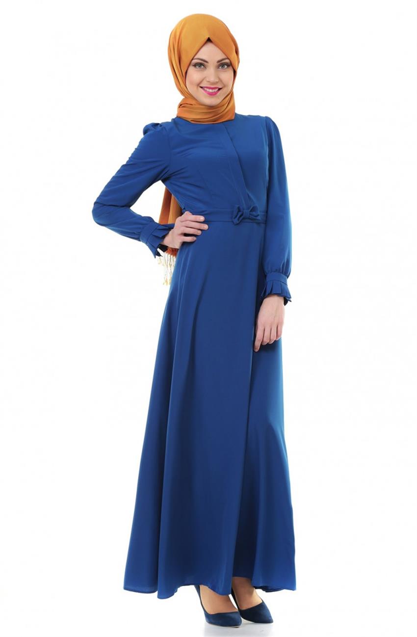 فستان-أزرق غامق ARM7038-47