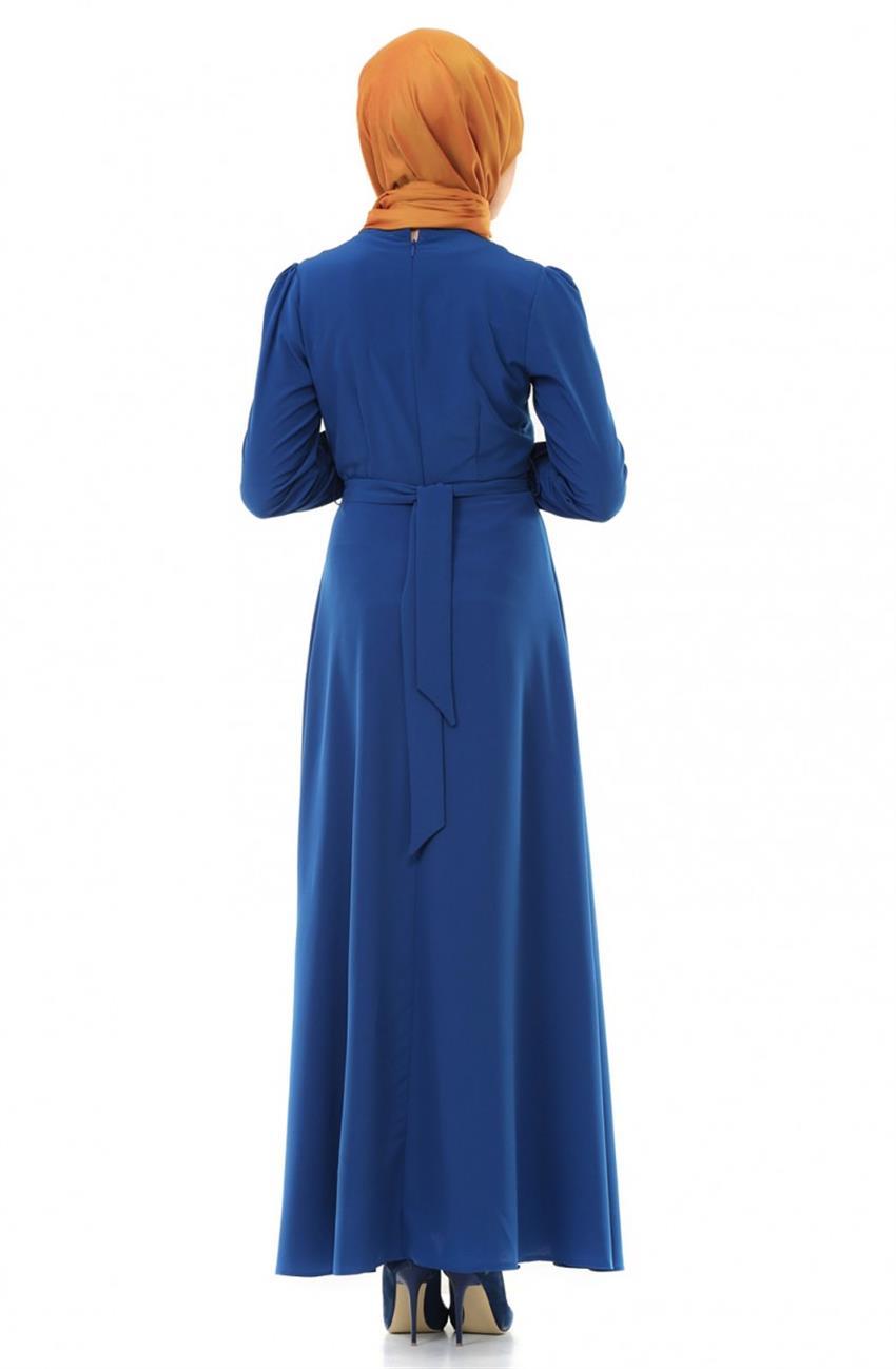 فستان-أزرق غامق ARM7038-47