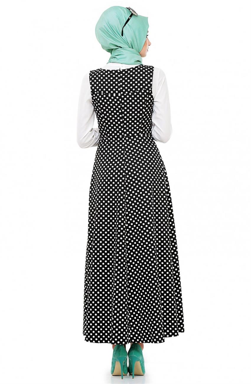 Dress-Black White LR1552-0102