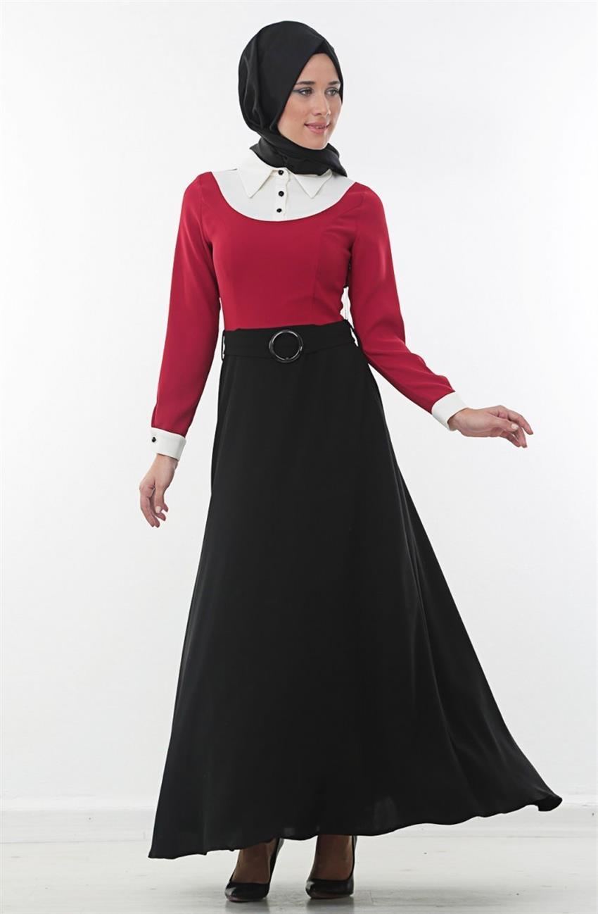 Özne Olmak Dress-Red K156001-34