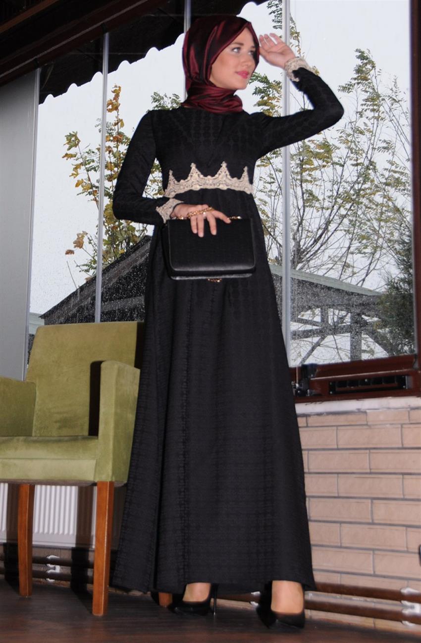 Ara Zeynep Bilyay Siyah Elbise EL004-01