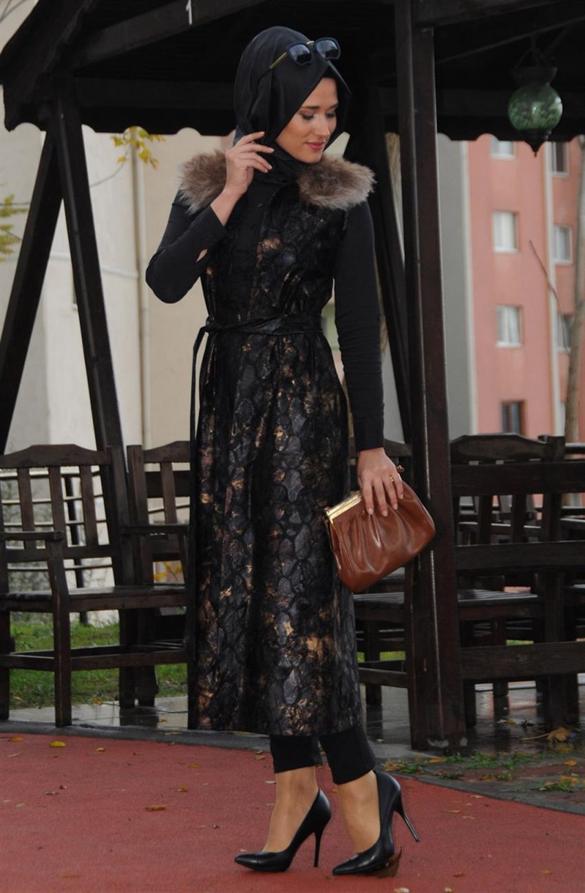 Ara Zeynep Bilyay Vest-Black SD001-01