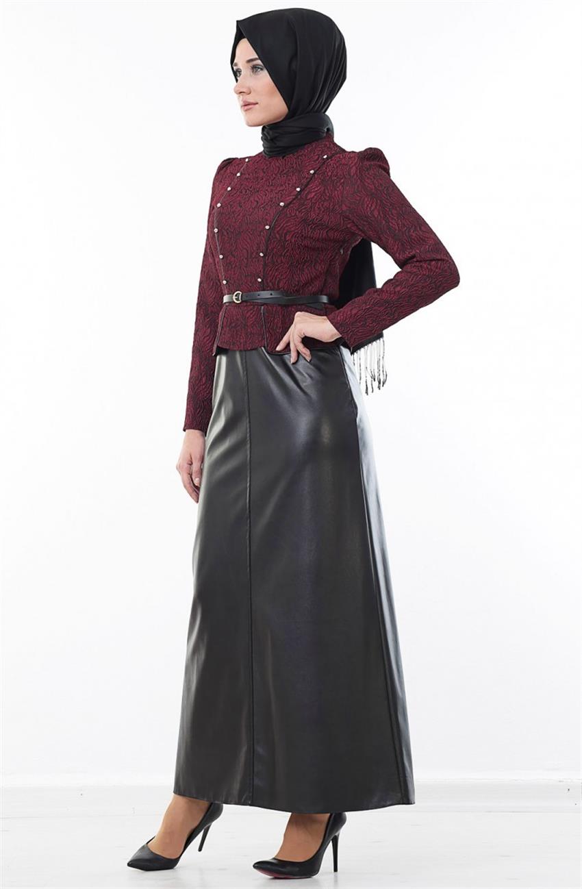 Dress-Black Claret Red 4525-153-0167