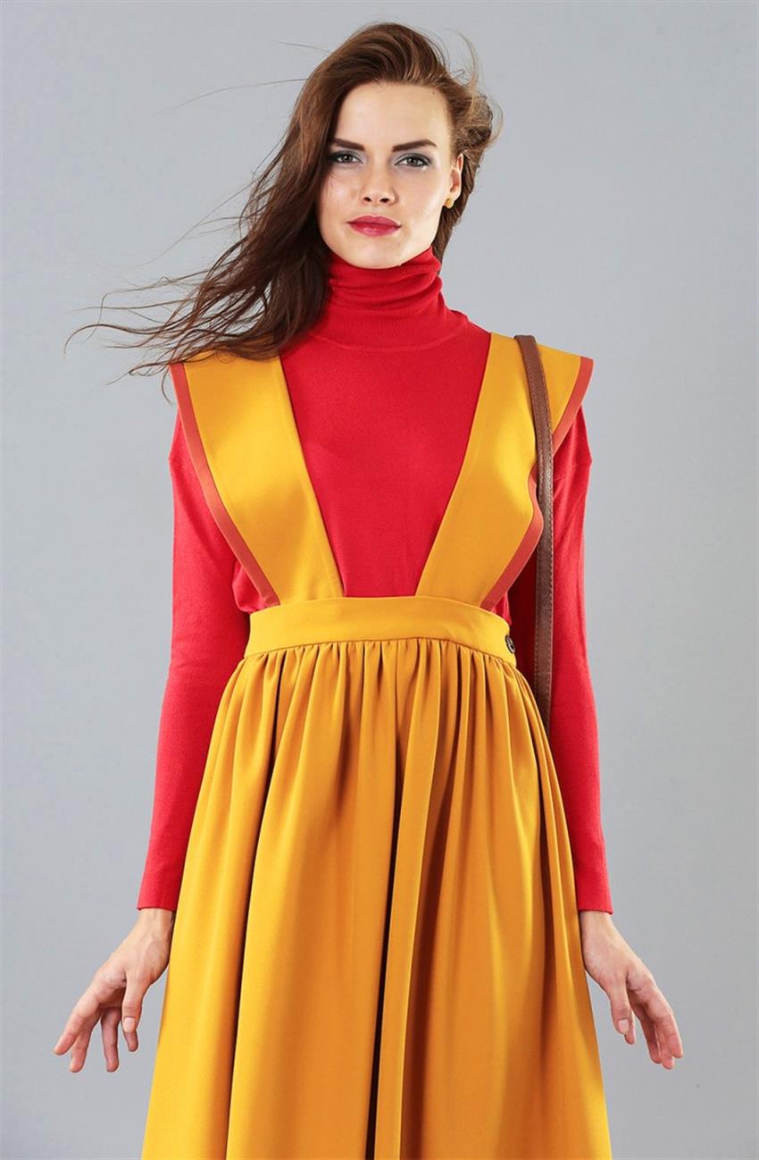 Dress-Mustard SE2388-55