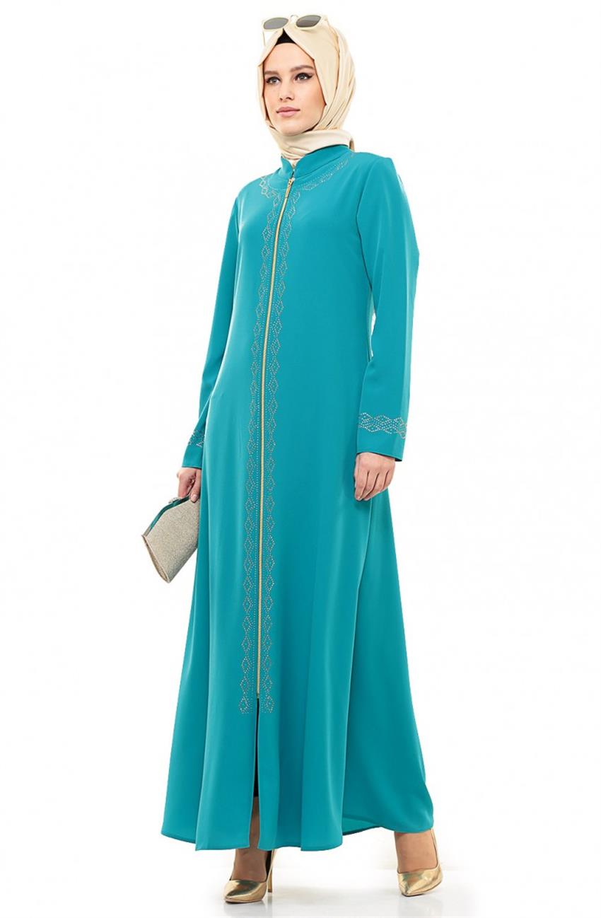 Abaya-Turquoise 1022-19
