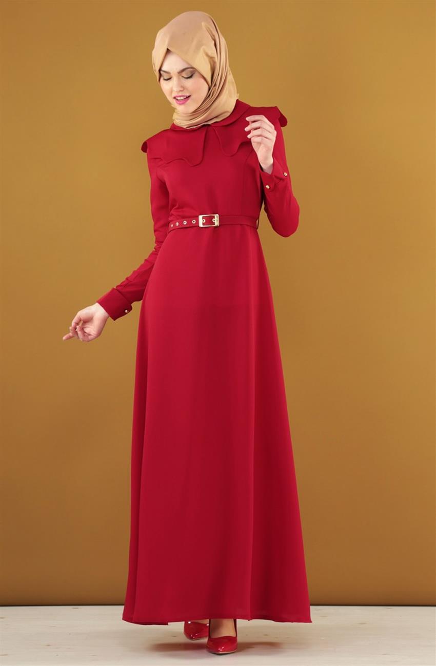 Dress-Claret Red 7048-67