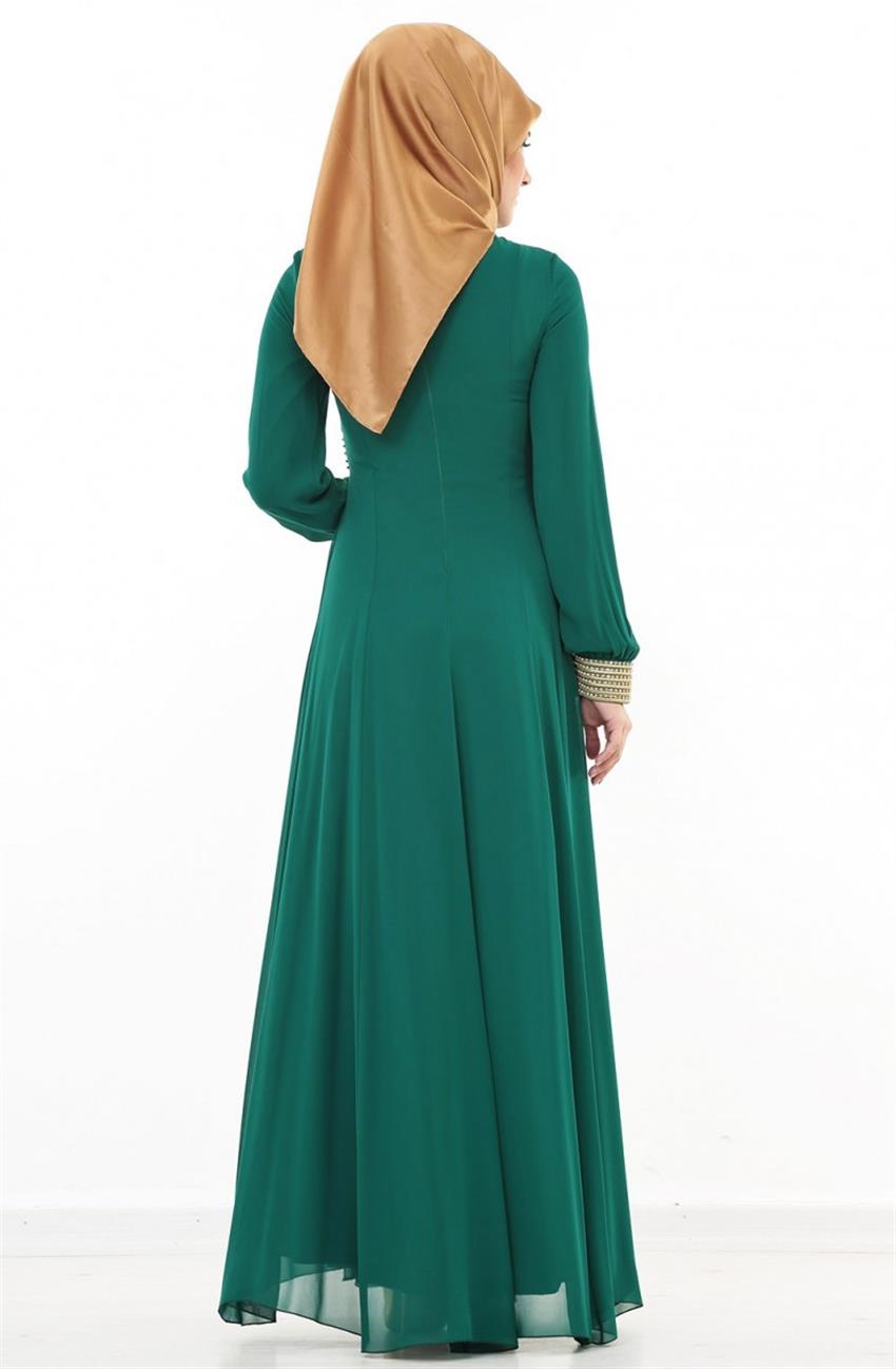 فستان سهرة فستان-أخضر ar-991-21