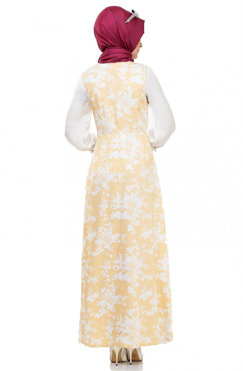 Aybqe Dress-Mustard 7166-55