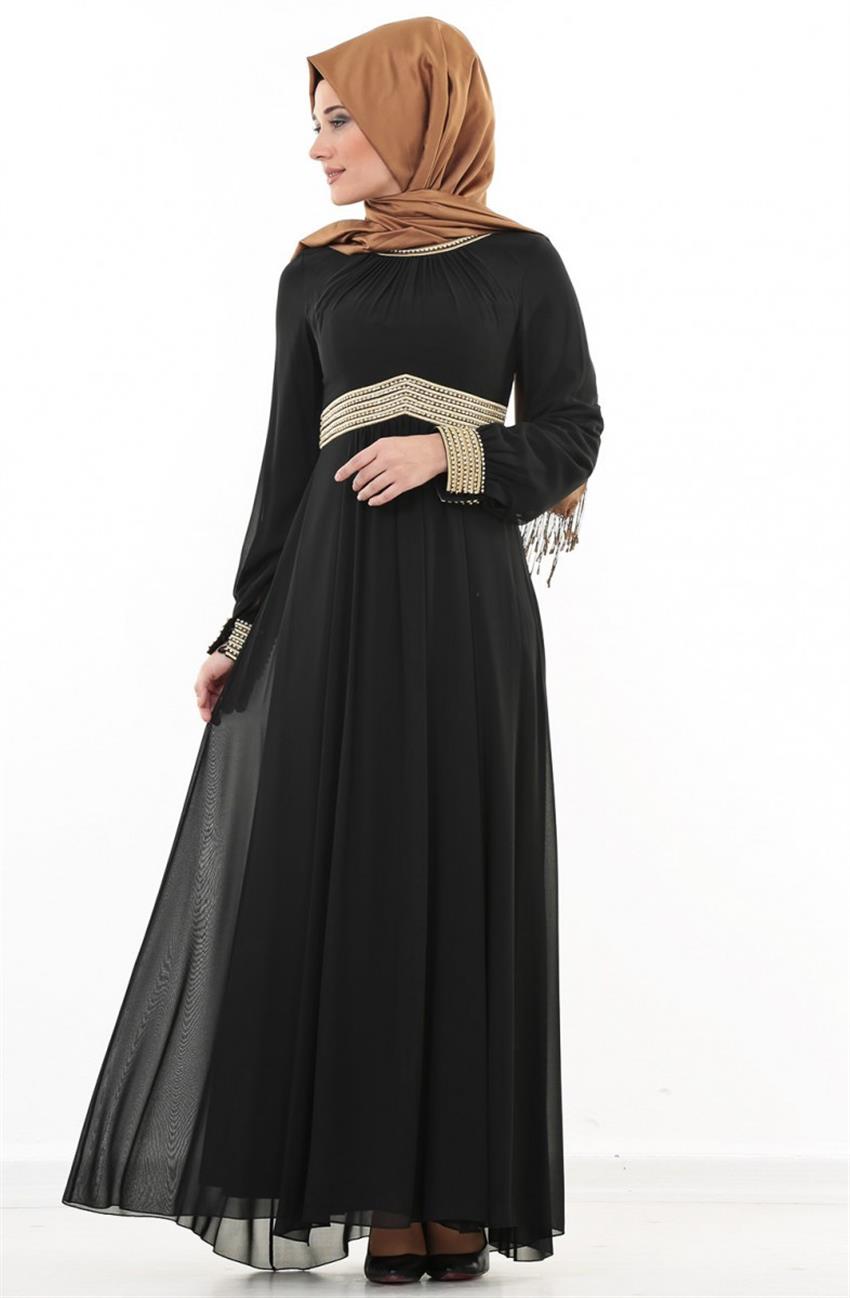 Evening Dress Dress-Black 991-01