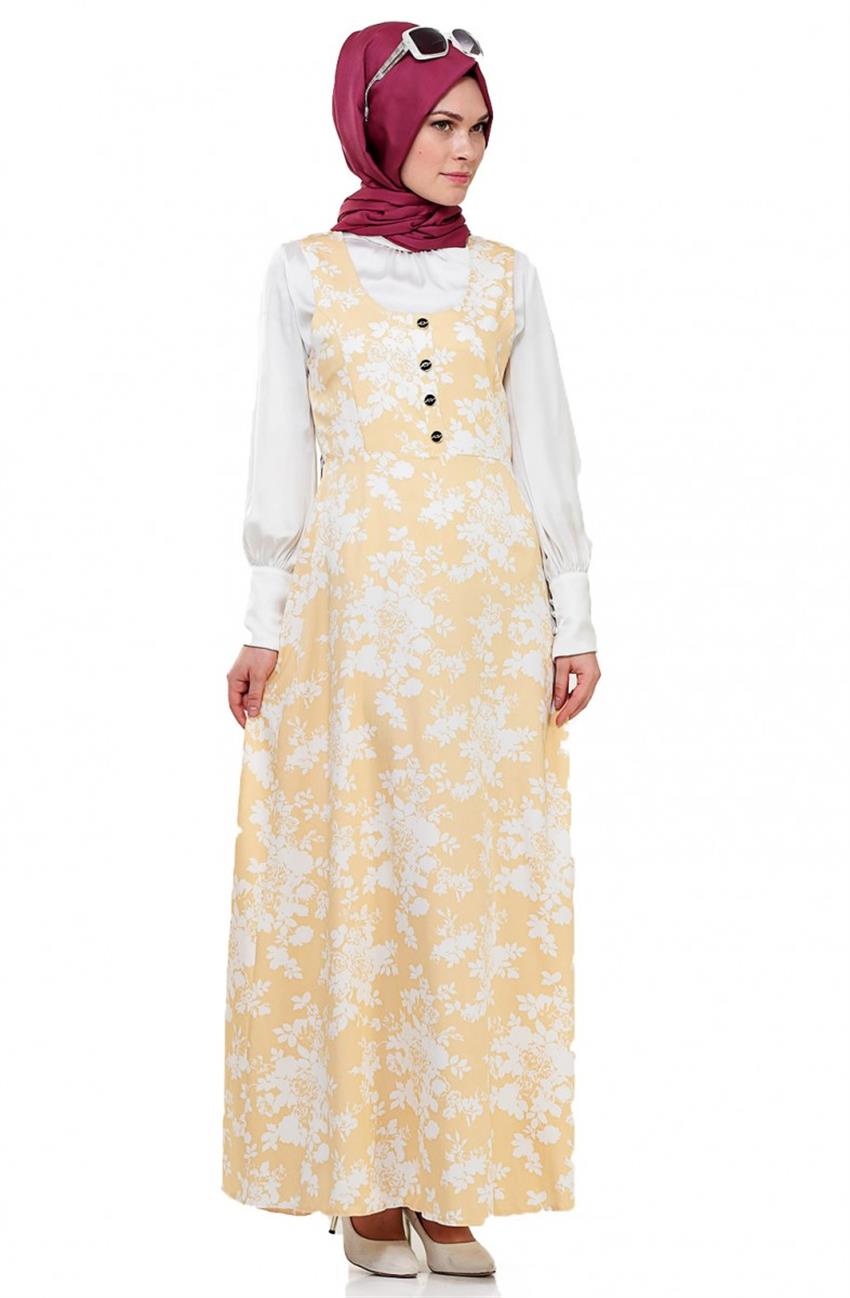 Aybqe Dress-Mustard 7166-55