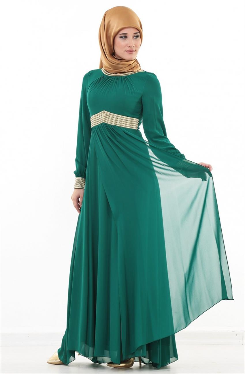 Evening Dress Dress-Green 991-21
