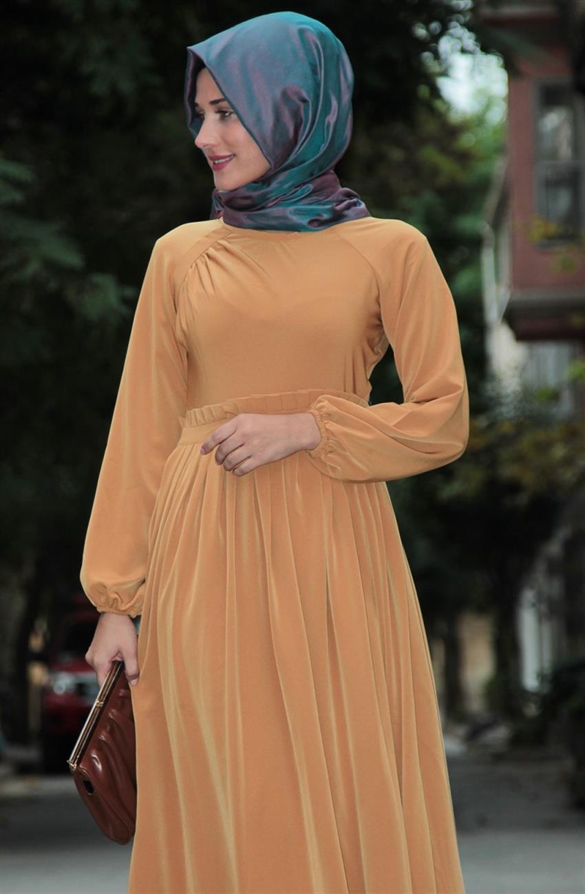 Ara Zeynep Bilyay Dress-Mustard E18-55