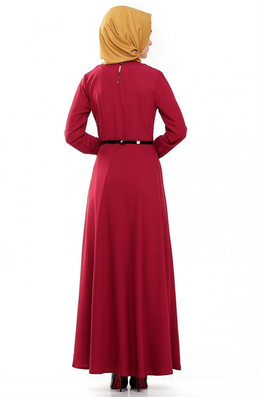 Kırmızı Elbise 6375-34