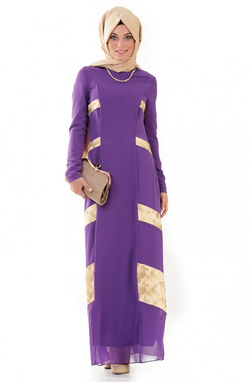 Evening Dress Dress-Purple ARM448-45