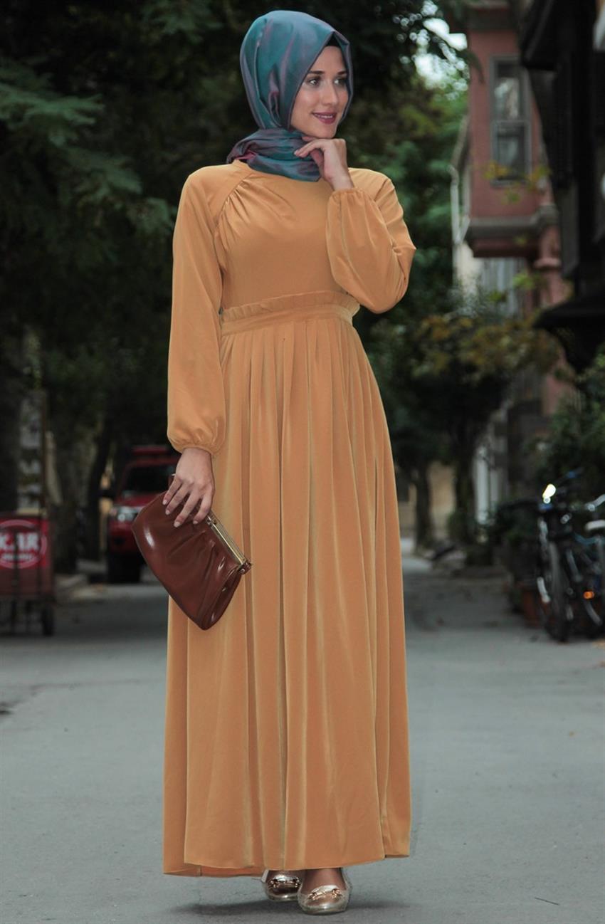 Ara Zeynep Bilyay Dress-Mustard E18-55