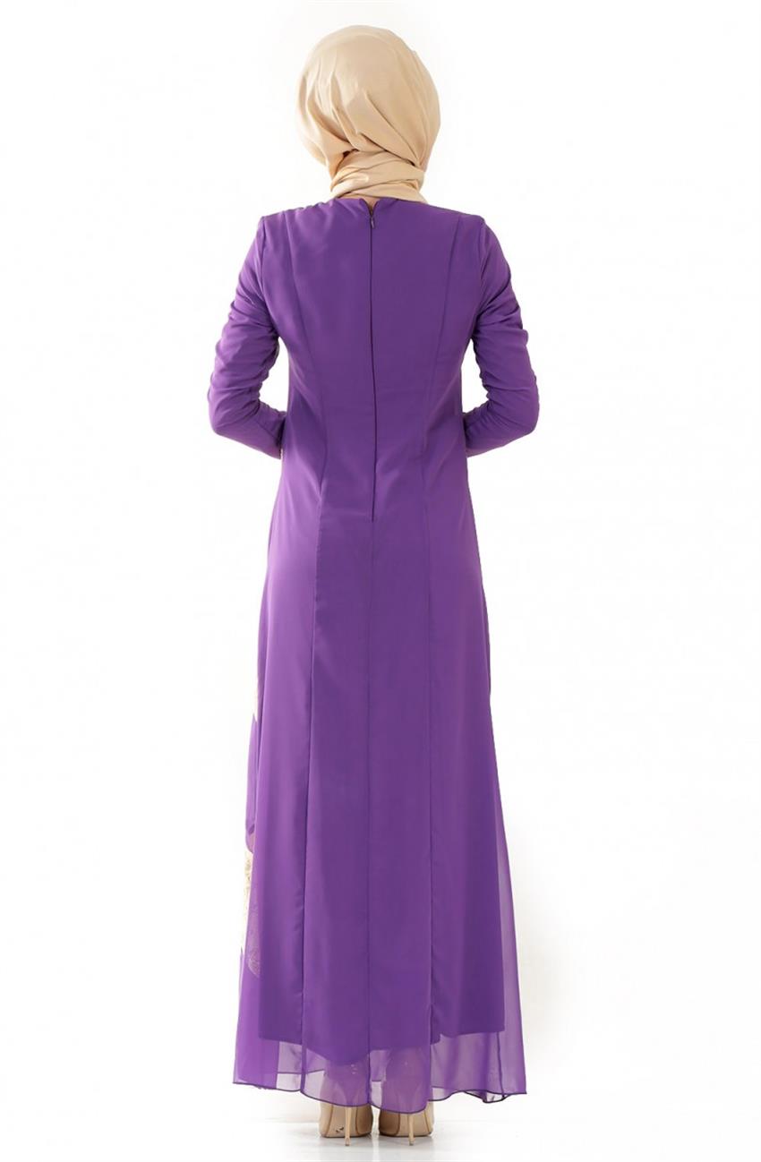 Evening Dress Dress-Purple ARM448-45