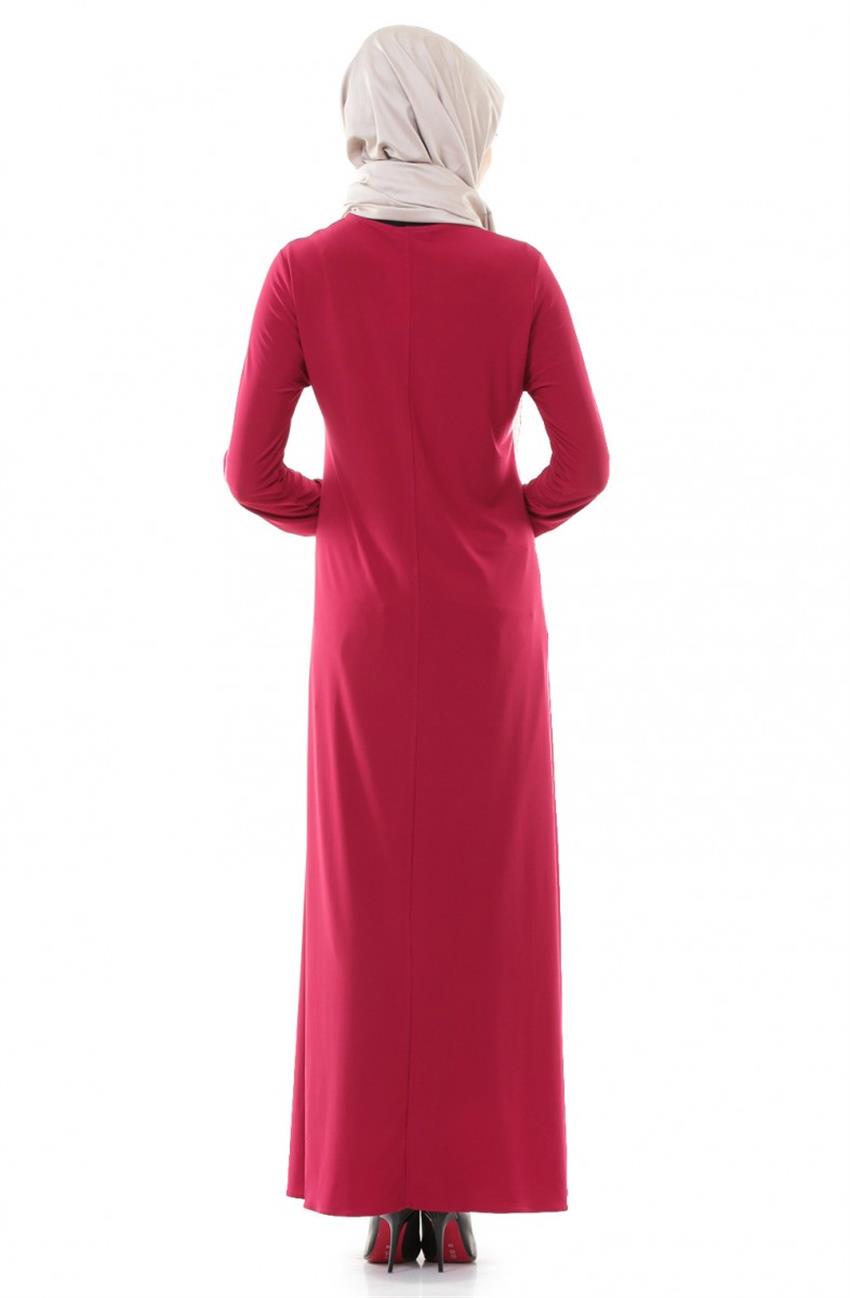 Kırmızı Elbise 5343-34