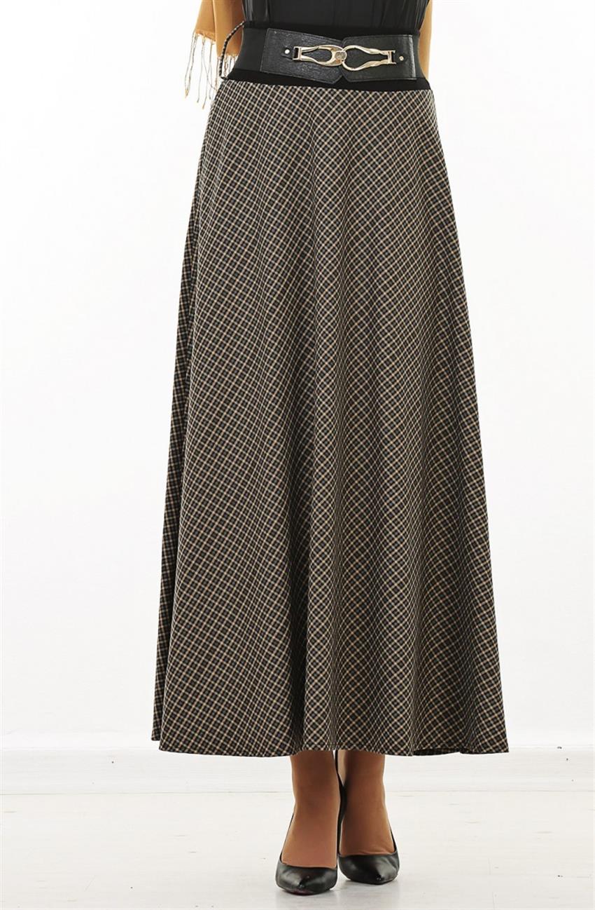 Skirt-Camel Gray 1115-4604