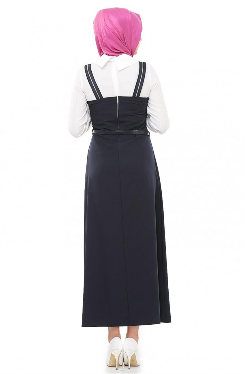 Dress-Navy Blue 8518-17
