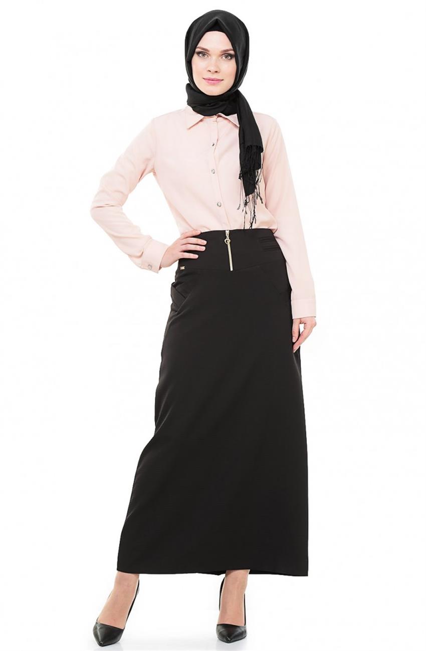 Korsaj Skirt-Black 2590-01