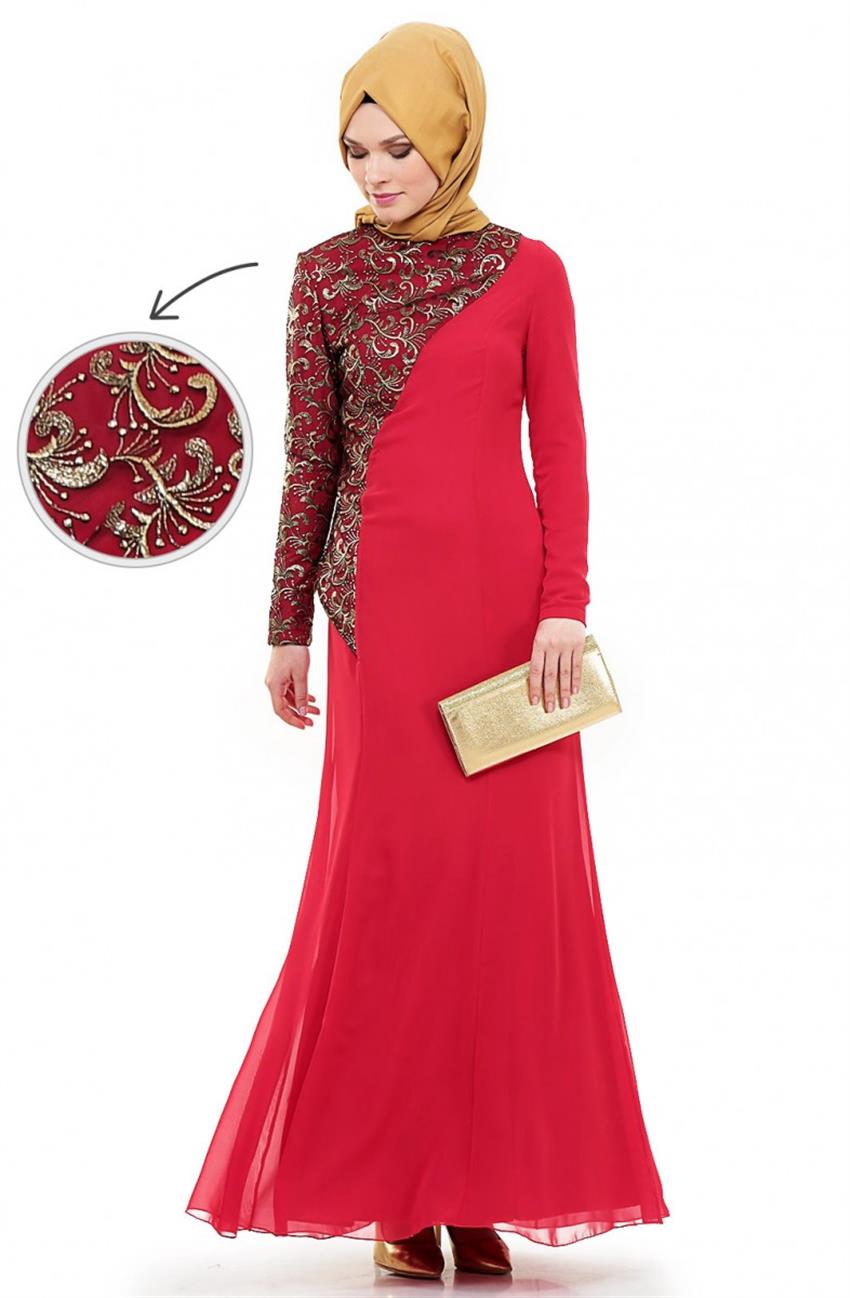 Evening Dress Dress-Red ARM440-34